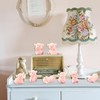 COACOM 8 Small Pig Ornaments with 1 Storage Bag Mini
