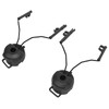 2PCS Headset Helmet Adapter Nylon Helmet Arc Rail Suspension Headset