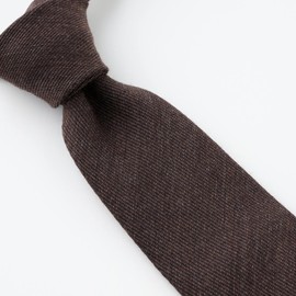 Ogee [Tie/Wool Tie] Wool Hair & Silk Silk Blend, Made in Italy Fabric, Zenia Balfa Cash Wool Made in Japan 102