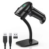 Barcode Scanner with Stand, Bluetooth and Wireless Barcode Scanner, Inventory