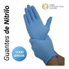 Guantes Nitrilo 3.5 Gr Libre De Látex Sin Polvo Azul