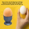 SUL Plastic Egg Cups Set; Soft Boiled Egg Cup Holders