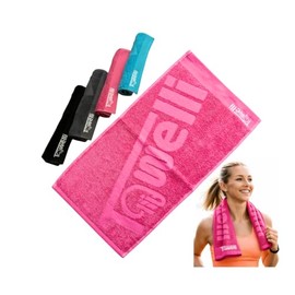 JWL Premium Turkish Cotton Gym Towel | Quick Dry Sports Towel for Gym, Running, Swimming, Yoga & Travel | Soft Absorbent Lightweight Workout Towel TERRY BORDER TOWELLI