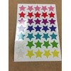 1482 x 9mm Coloured Reward Stars Sticker Pack Great for