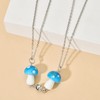 Friendship Magnetic Mushroom Necklaces BFF Christmas Gifts for Women Teen