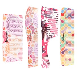 Midazzle Floral Hair Comb - Pack of 4