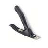 Beauty+ Nail Tip Cutter Fake Nail, Acrylic False Nail Clipper UV Gel Nail Stainless Steel (Black)