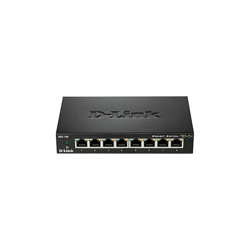 D-Link DGS-108 8-Port Gigabit Ethernet Switch