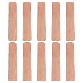 PATIKIL 10 PCS Dustless Chalk, Brown Sidewalk Chalk Large Solid Huge Washable Street Chalks for Outdoor Adults Painting Graffiti Art