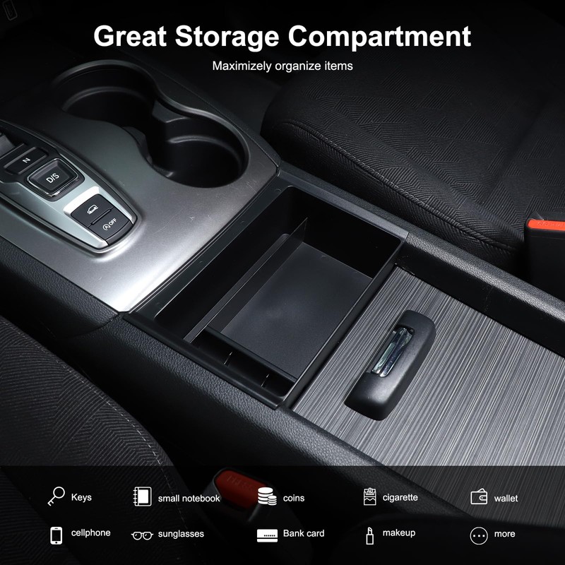 Tumukiw Compatible with 2015-2022 Honda Pilot Accessories Center Console Organizer