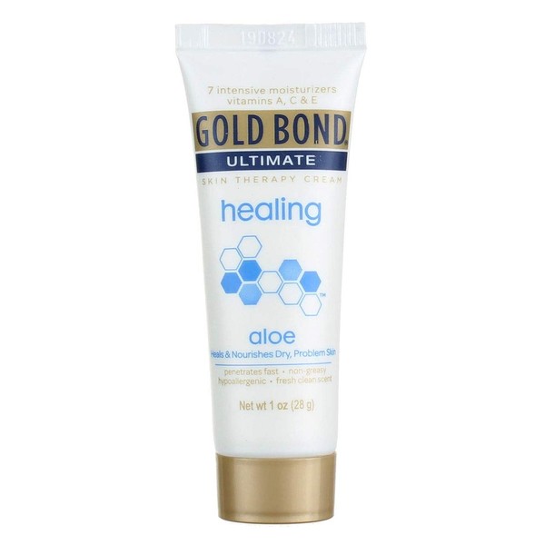 Gold Bond Ultimate Healing Skin Therapy Lotion Aloe 1 Ounce (Value Pack of 3)