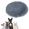 QANYEGN Electric Pet Heating Mat, Fluffy Round Pet Pad with