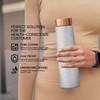 LIQUIDROIX 100% COPPER BOTTLE 34oz – Evokes the wave-like designs