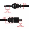 Caltric Rear Right & Left Complete CV Joint Axle for