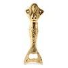 NKlaus Maritime Bottle Opener Mermaid Brass Gold 4.5 x 14