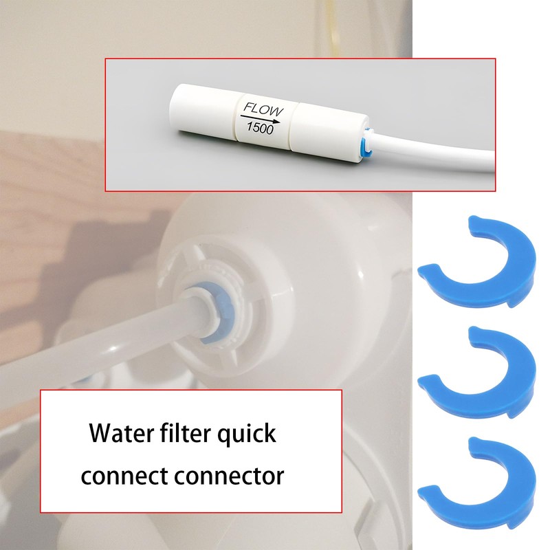 VGOL 100pcs 1/4 inch Plastic Locking Clips Locking Quick Connect