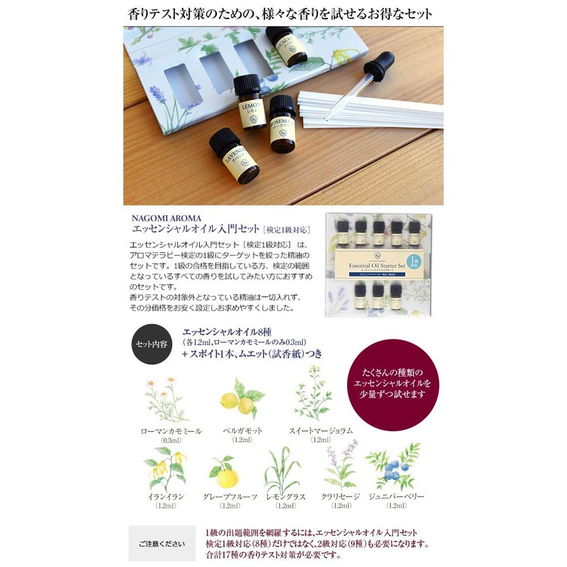 Aeaj Aromatherapy Test Set, Revised June 2020, Test Preparation (Grade