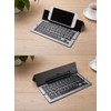 Pocket Size Tri-Fold Wireless Keyboard Compatible with Apple MacBook Pro