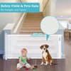 Retractable Baby Gate (White, 33 * 126 inch)