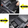auguisy-motortrim Black Center Console Water Cup Storage Box Tray Fit