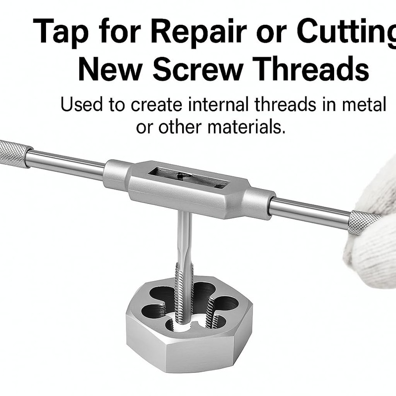 1/2"-14 NPT Tap and Die Set – GCr15 Alloy Steel