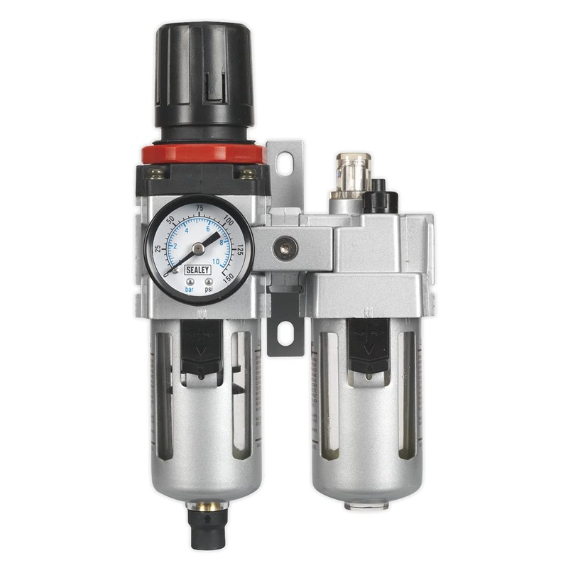 Sealey Sa2001 Air Filter/Regulator/Lubricator Heavy-Duty