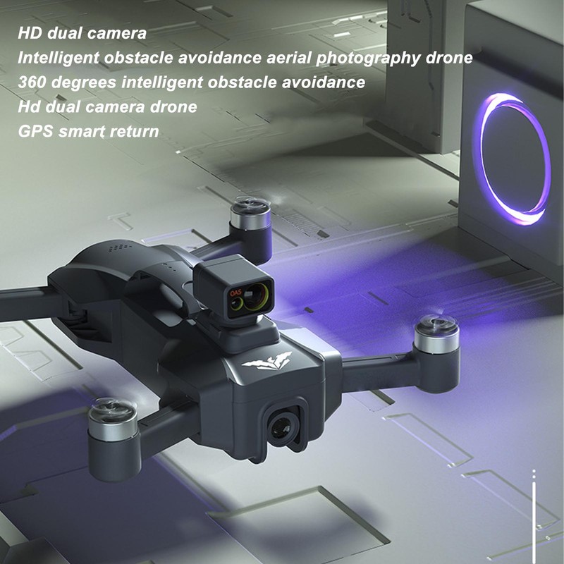 Drone 360 Degree Obstacle Avoidance GPS with HD Camera Foldable