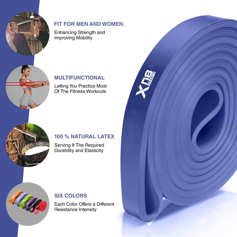 XN8 Resistance Bands Pull Up Assist Loop Bands for Powerlifting