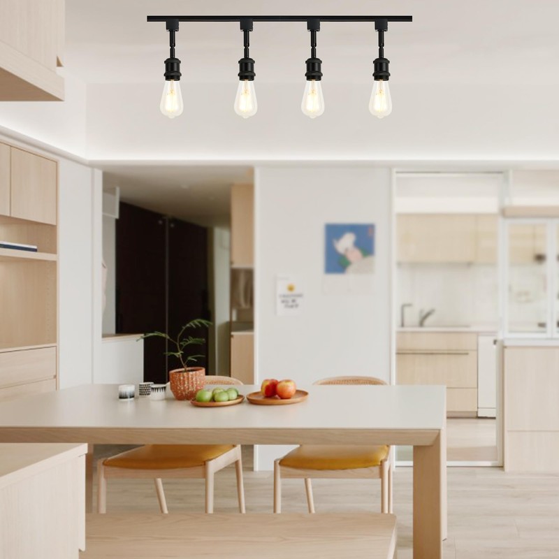 H Type Track Lighting Head to E26 Track Light Heads