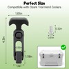 2 Pack Cooler Latches Compatible with Ozark Trail, Replacement Lid