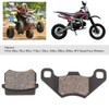 Qiilu ATV Disc Brake Caliper Brake Pads, Ceramic Disc Brake