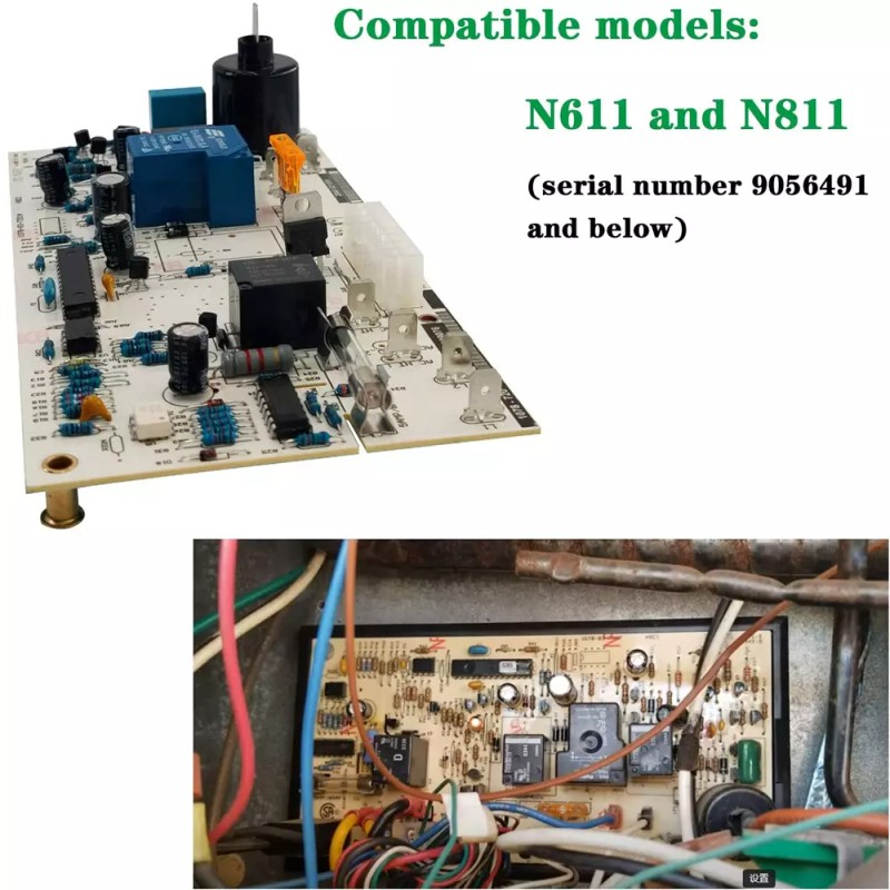 zhaoguo14 For Norcold 621991001 2-Way Power Supply Refrigerator Circuit Board