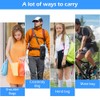 Adjustable Neoprene Water Bottle Holder with Dual Pockets