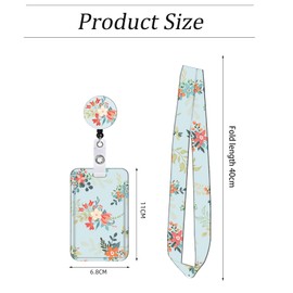 1 Pcs Lanyard Id Card Holder, Badge Holder, Lanyard for Keys, Retractable Lanyard Card, Autism Lanyard Card Holder, Lanyard Card Holder Used for Id Card Key Tickets, Office School Supplies