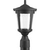 Progress Lighting P6430-3130K9 Contemporary/Soft 1-9W Led Post Lantern, Black