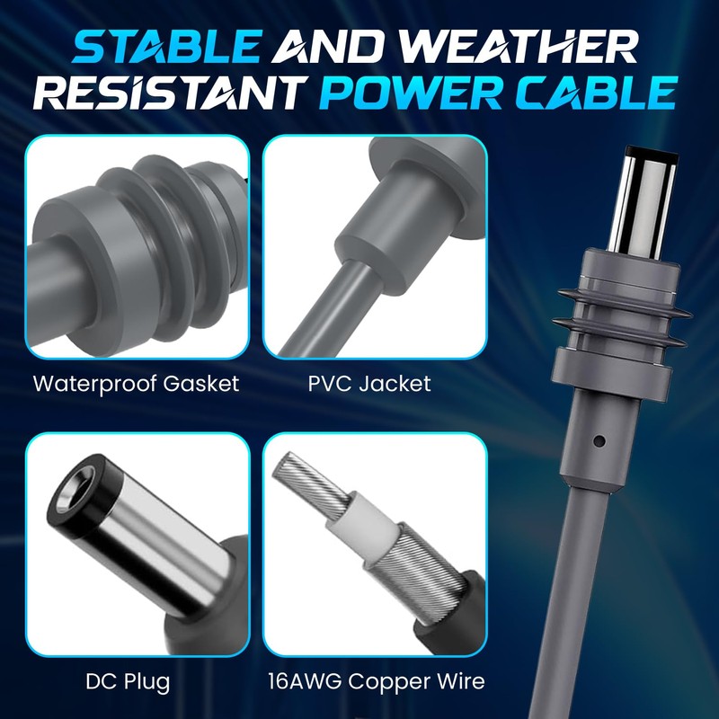 Airysee Starlink Cable for Mini Power Charging, DC Power Cable