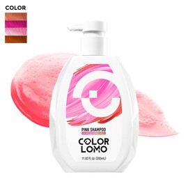 COLORLOMO Ultra Color Safe Shampoo - Pastel Color Shampoo, Long-lasting Hair Color, Sulfate & Ammonia Free, Rich Lather, Gently Cleanse - COLOR: Pink | Pastel Pink; Rose Gold