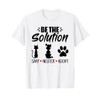 Be The Solution Spay Neuter Adopt Animal Lovers T-Shirt