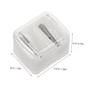 Baluue 8pcs Dual Hole Pencil Sharpener for Eyebrow and Lip