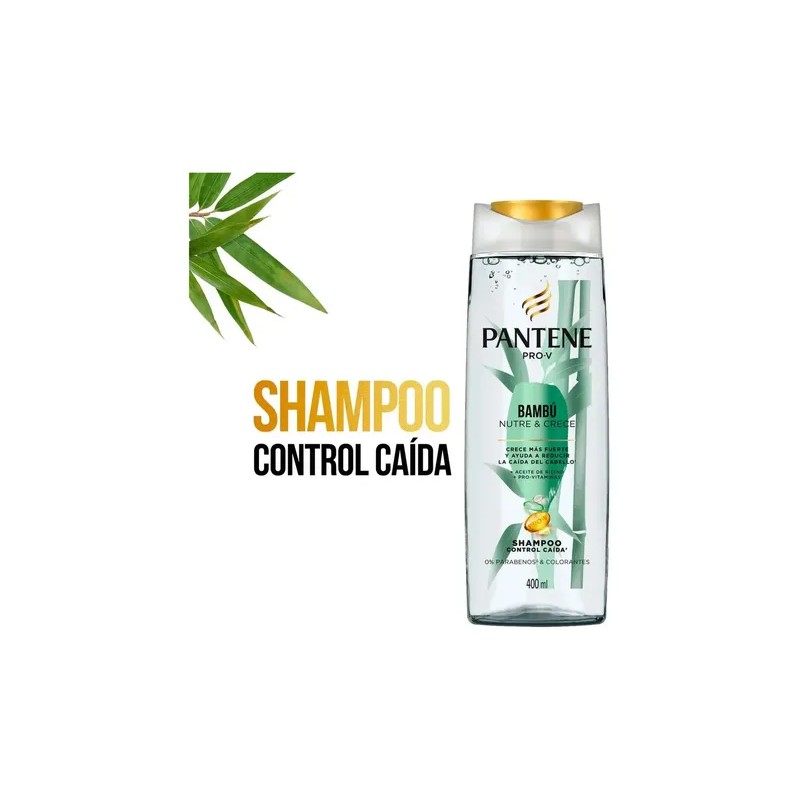 Shampoo Control Caída Pantene Pro-V Bambú Nutre & Crece, 750