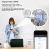 2.4GHz 2200W Smart Socket US Plug 110‑240V Intelligent Outlet Remote