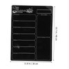 Operitacx Magnetic Menu Board Reminder Book Magnetic Notepads Food Planner