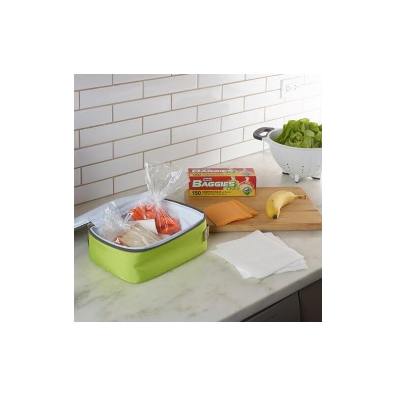 Hefty Baggies Food Storage Bags Plastic, Sandwich bags , Twist