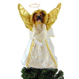 Conversation Concepts Bulldog Angel Tree Topper