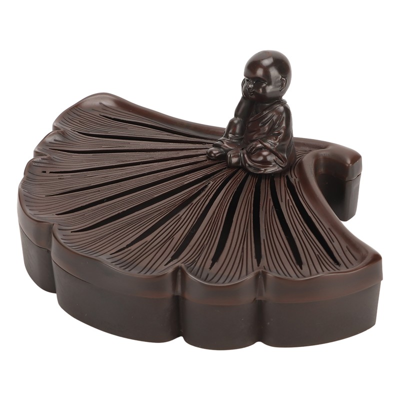 Ginkgo Leaf Incense Burner Antique Exquisite Zinc Alloy Incense Burner
