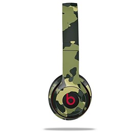 WraptorSkinz Skin Compatible with Beats Solo 4, Solo 3 and Solo 2 Wireless Headphones - WraptorCamo Old School Camouflage Camo Army - Decal Vinyl Wrap (Headphones NOT Included)