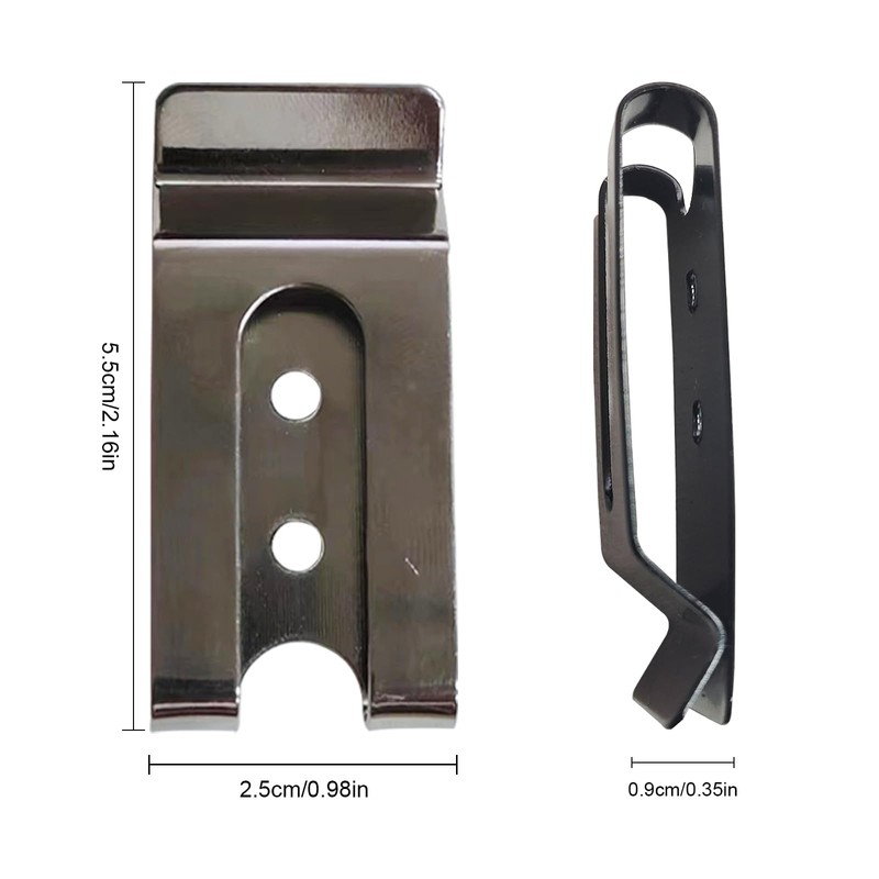 20 Pieces Metal Belt Clip Holster Sheath Belt Clip Clasp