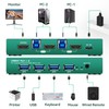 HDMI kvm Switch 1 Monitors 2 Computers edid Emulator 4k