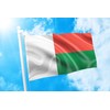DMSE Madagascar Flag 2X3Ft Foot 100% Polyester 100D Flag