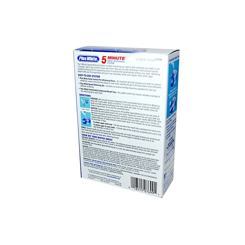 Plus White 5-Minute Speed Whitening System Improved Formula